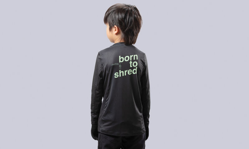 COMMENCAL KIDS LIGHTECH LONG SLEEVE JERSEY BTS BLACK