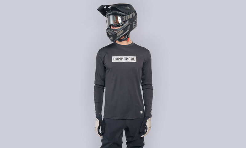 COMMENCAL LANGARM TRIKOT LIGHTECH CORPORATE BLACK