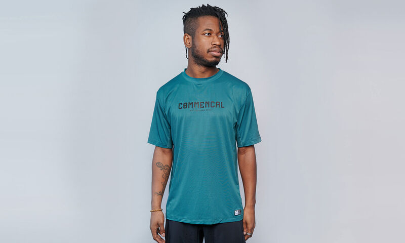 COMMENCAL KURZARM TRIKOT LIGHTECH CORPORATE DEEP OCEAN